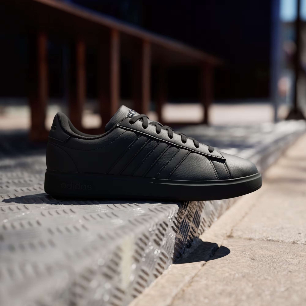 Giày Adidas Nam Chính Hãng - Grand Court Cloudfoam Comfort - Màu Đen | JapanSport GW9198