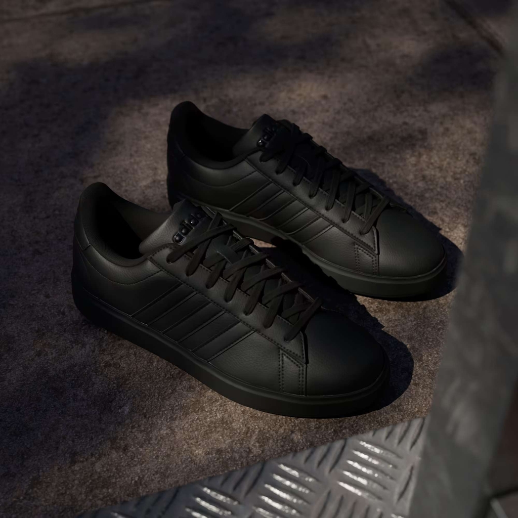 Giày Adidas Nam Chính Hãng - Grand Court Cloudfoam Comfort - Màu Đen | JapanSport GW9198