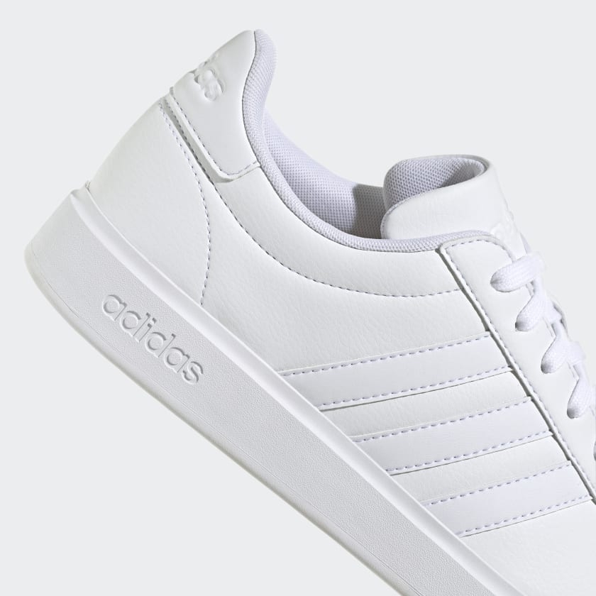 Giày Adidas Nam Chính Hãng - Grand Court Cloudfoam Comfort - Trắng | JapanSport GW9197