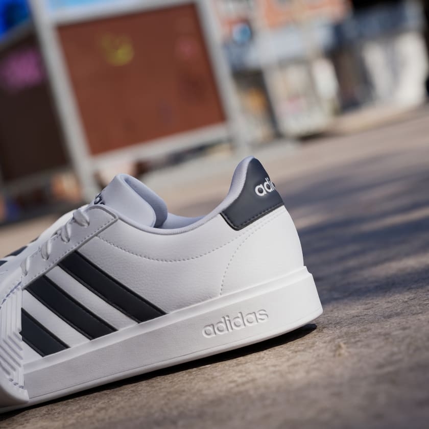 Giày Adidas Nam Chính Hãng - Grand Court Cloudfoam Comfort - Trắng | JapanSport GW9199