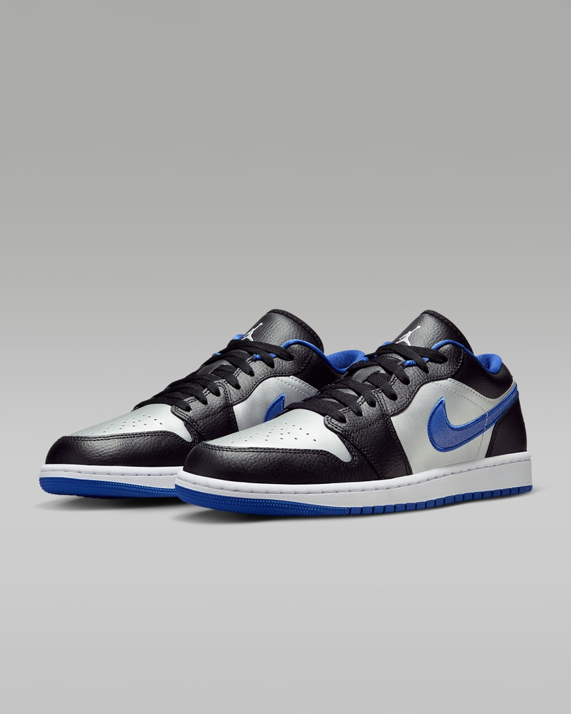 Giày Nike Nam Chính Hãng - Air Jordan 1 Low - Màu Trắng Xanh | JapanSport 553558-007