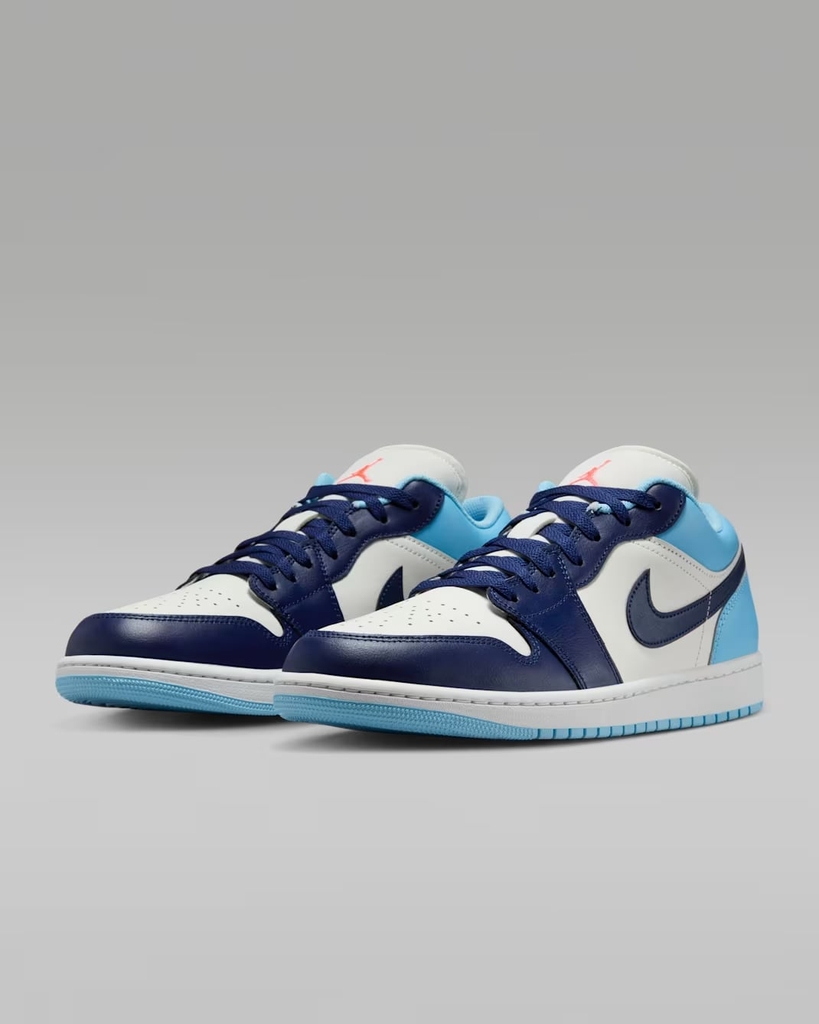 Giày Nike Chính Hãng - Air Jordan 1 Low - Màu Xanh | JapanSport 553558-149