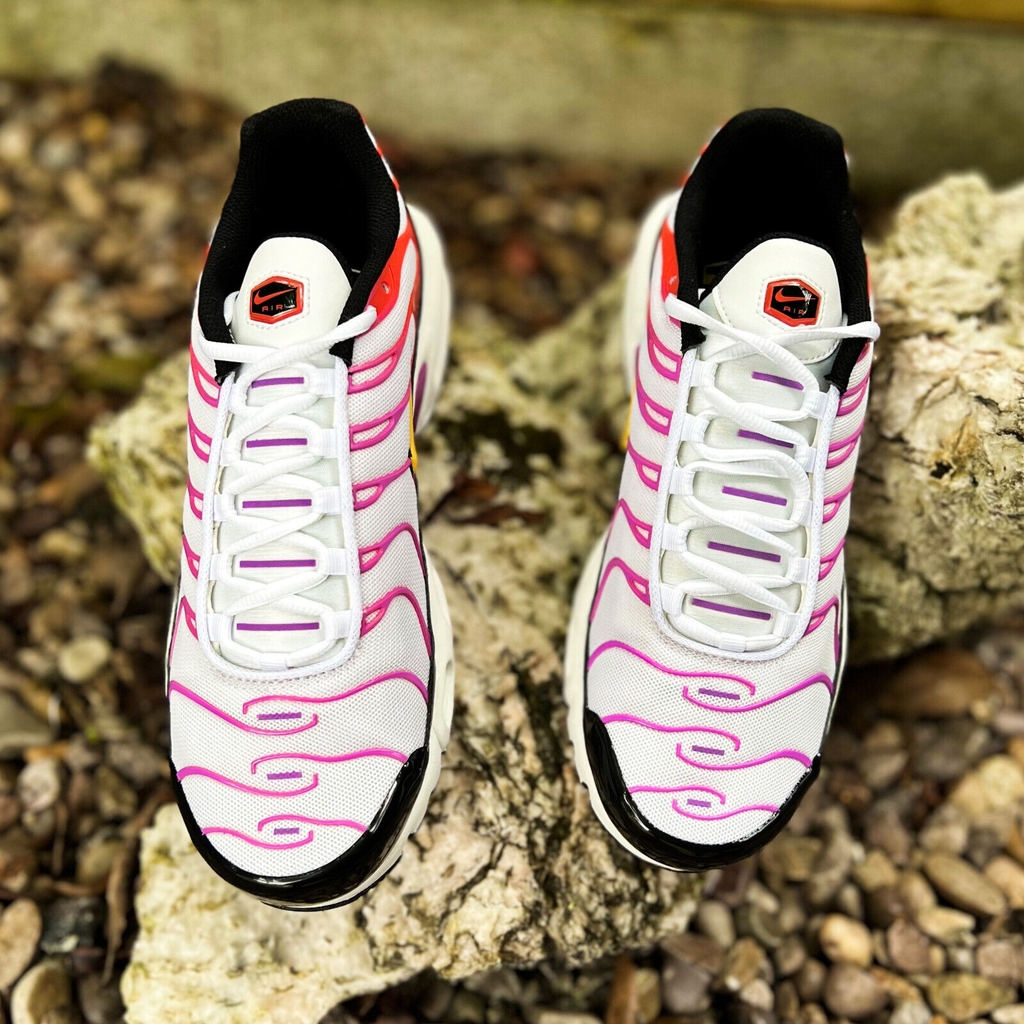 Giày Nike Nam Nữ Chính hãng - Air Max Plus White Red Magenta’ - Multi Color | JapanSport DZ3671-100