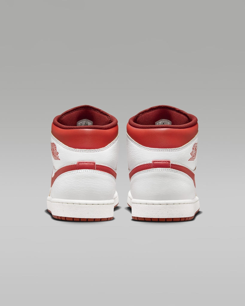 Giày Nike Chính Hãng - Air Jordan 1 Mid SE - Trắng/Đỏ | JapanSport FJ3458-160