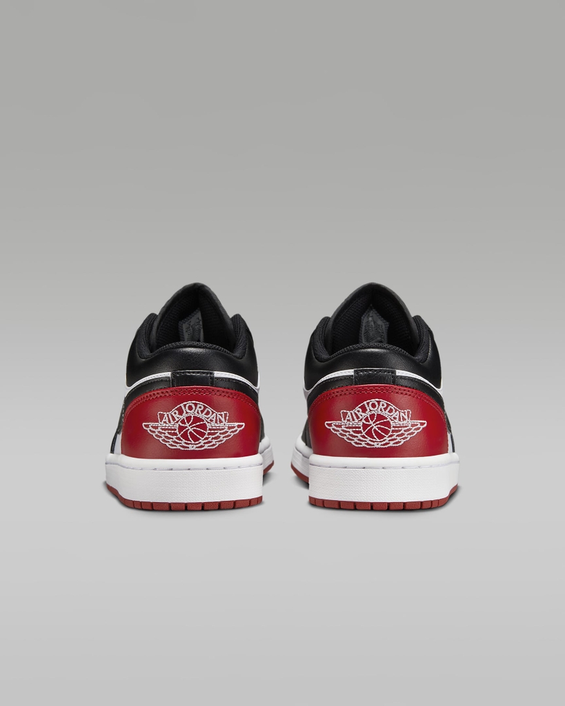 Giày Nike Nam Chính hãng - Jordan 1 Low - Đen Đỏ | JapanSport 553558-161