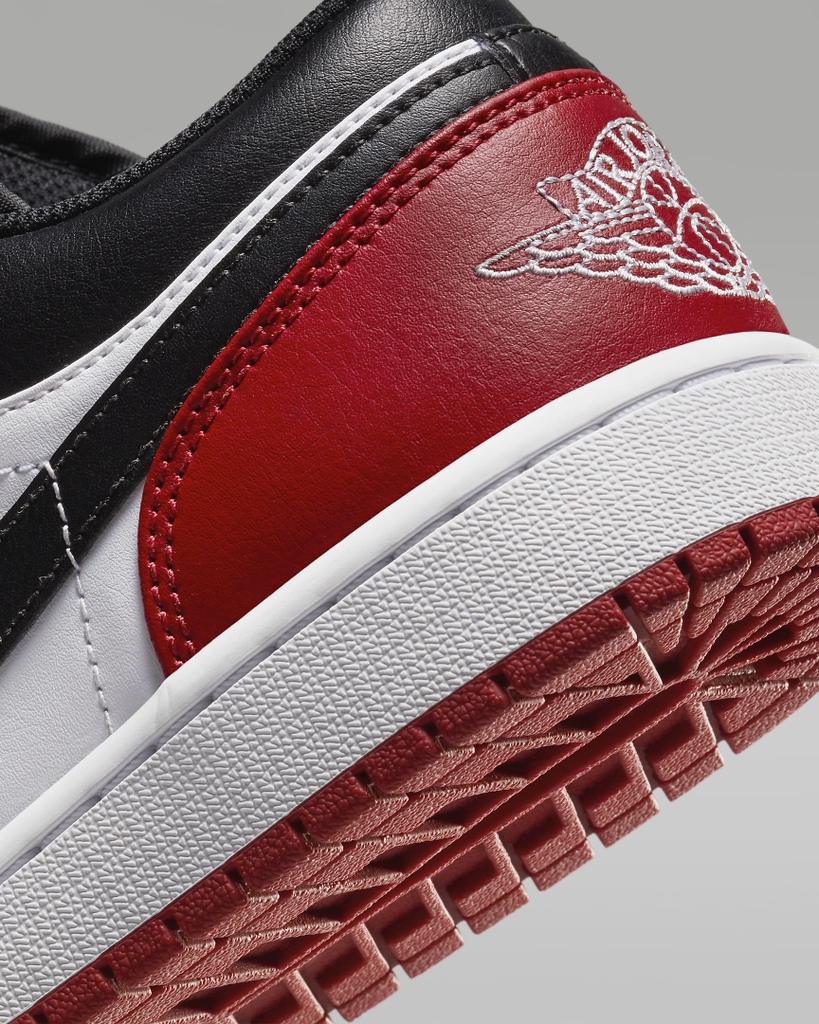 Giày Nike Nam Chính hãng - Jordan 1 Low - Đen Đỏ | JapanSport 553558-161