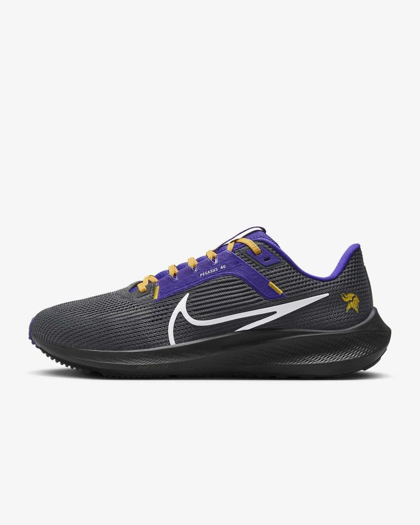 Giày Nike Nam Chính hãng - Pegasus 40 (NFL Minnesota Vikings) - Đen | JapanSport DZ5957-001