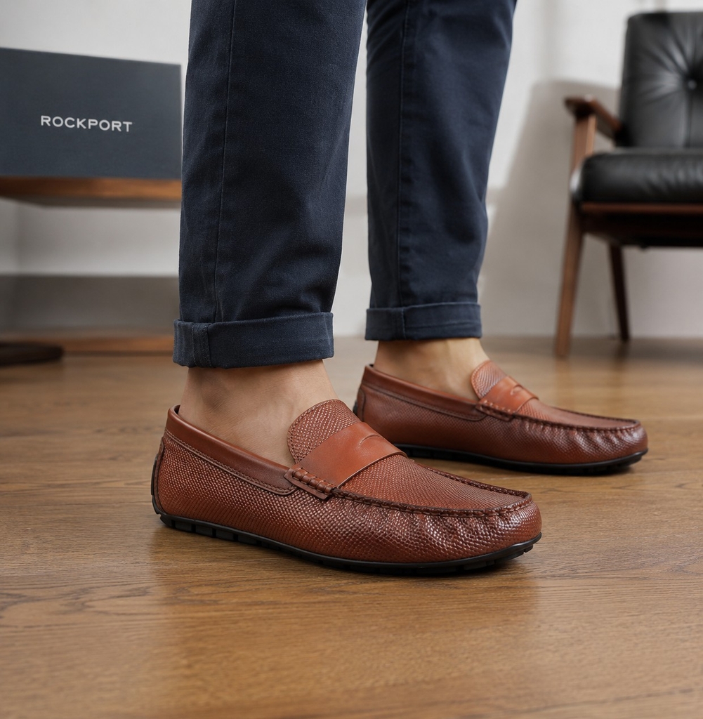Giày Rockport Chính Hãng - Tayo DARK NATURAL 120- Màu Nâu | JapanSport TAYO_DNA01