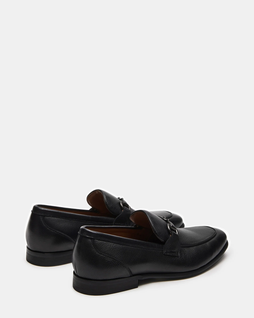 Giày Steve Madden Nam Chính Hãng - Jayshan Black Leather MEN'S SHOES - Đen | JapanSport