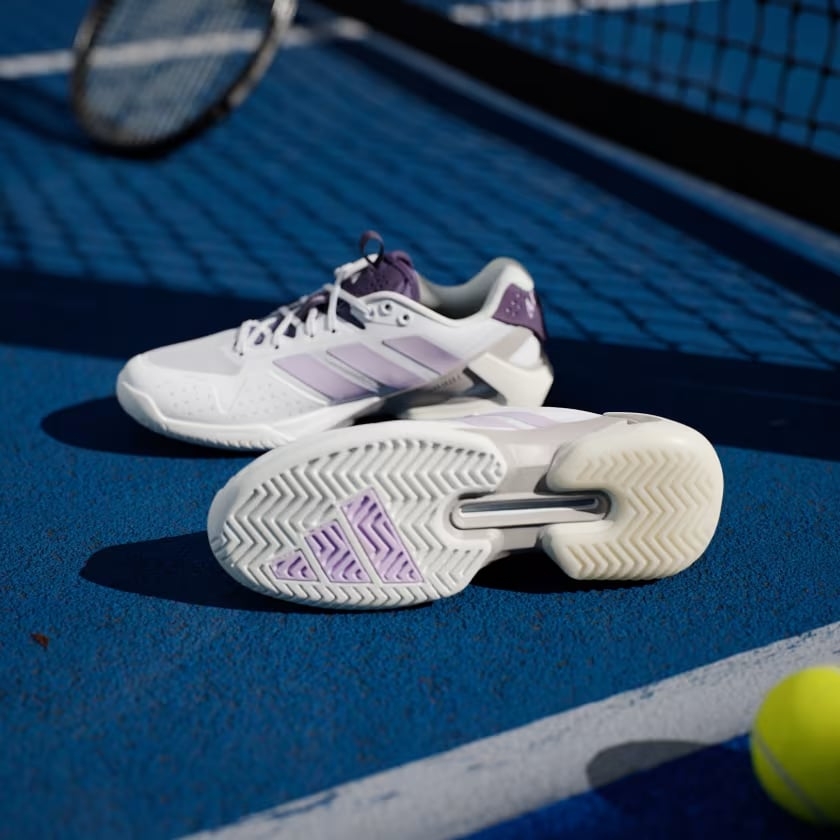 Giày Tennis Adidas Nữ Chính Hãng - adizero Ubersonic 5 Tennis - Màu trắng | JapanSport JQ6351