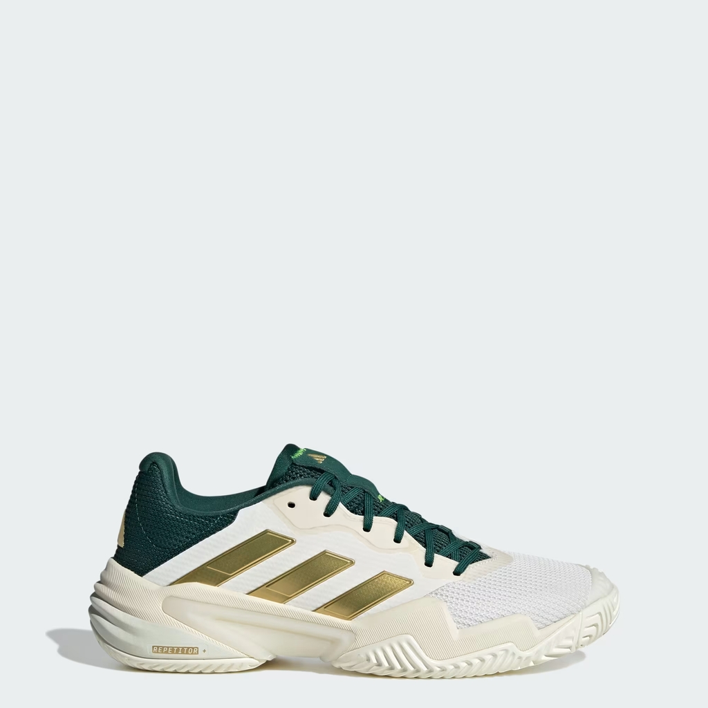 Giày Tennis Adidas Chính Hãng - Barricade 13 Vtg - Màu be | JapanSport IH5140