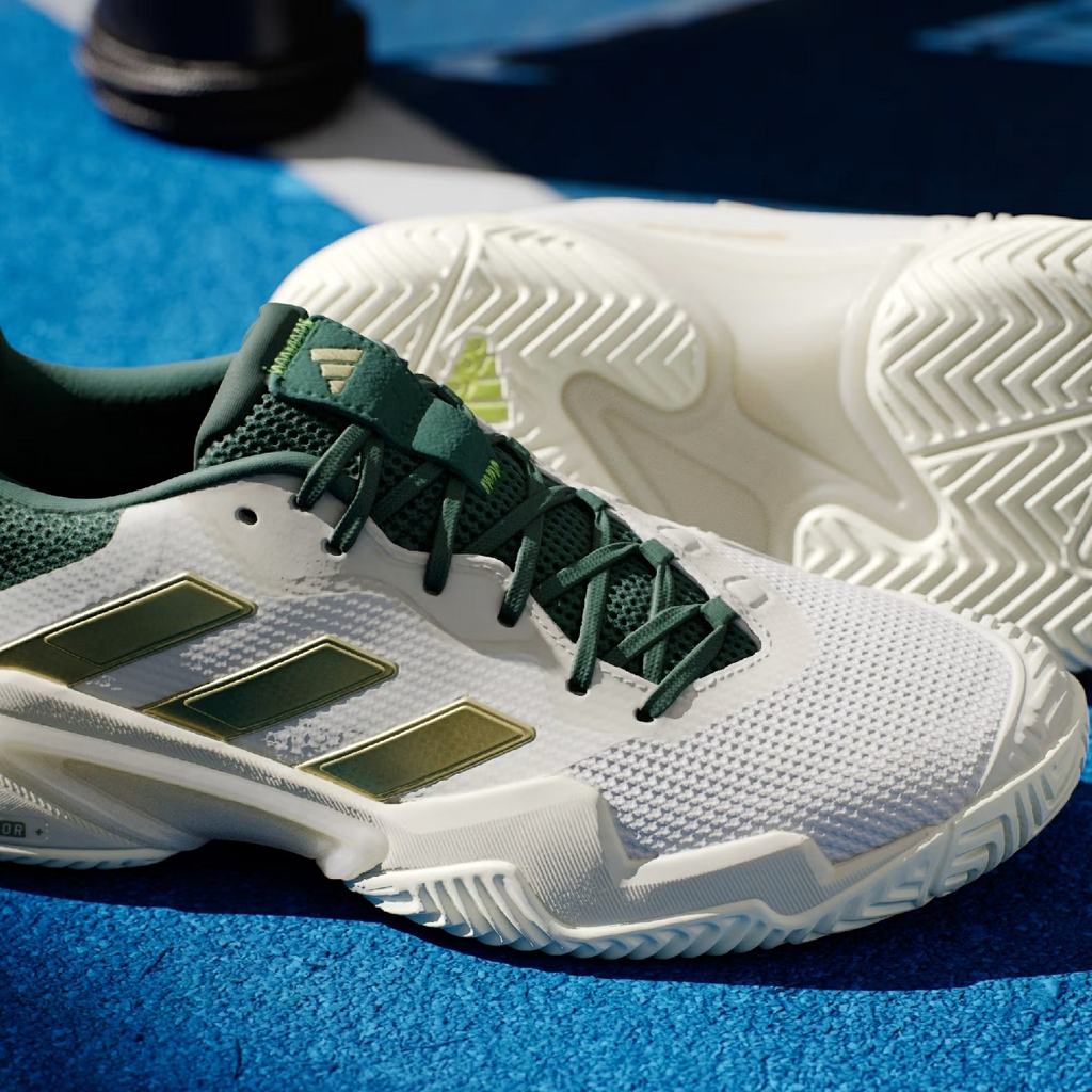 Giày Tennis Adidas Chính Hãng - Barricade 13 Vtg - Màu be | JapanSport IH5140