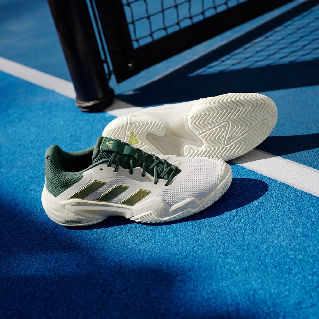 Giày Tennis Adidas Chính Hãng - Barricade 13 Vtg - Màu be | JapanSport IH5140