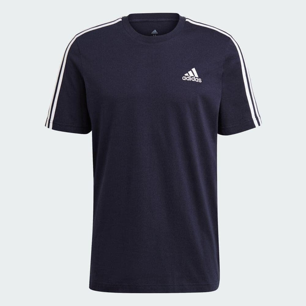 Áo Phông Adidas Chính Hãng - Essentials 3-Stripes Tee - Màu Xanh | JapanSport GL3734
