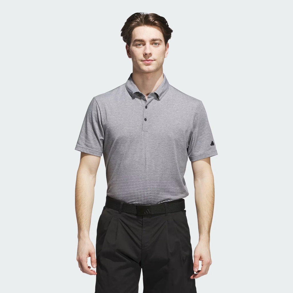 Áo Polo Adidas Chính Hãng - Go-to Rise Print - Màu Carbon | JapanSport JL7904