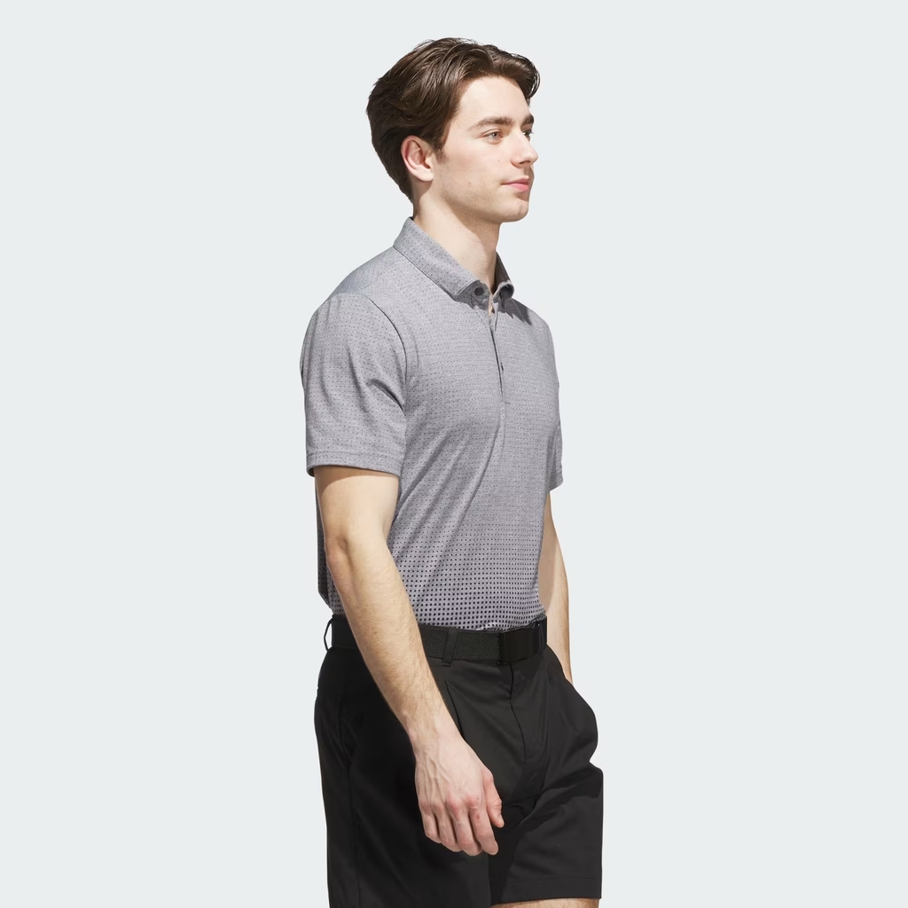 Áo Polo Adidas Chính Hãng - Go-to Rise Print - Màu Carbon | JapanSport JL7904