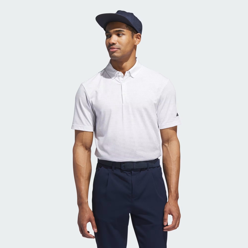 Áo Polo Adidas Chính Hãng - Go-to Rise Print - Màu Trắng | JapanSport JL7903