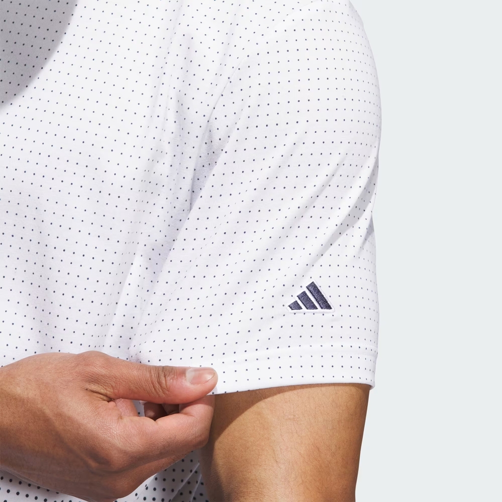 Áo Polo Adidas Chính Hãng - Go-to Rise Print - Màu Trắng | JapanSport JL7903