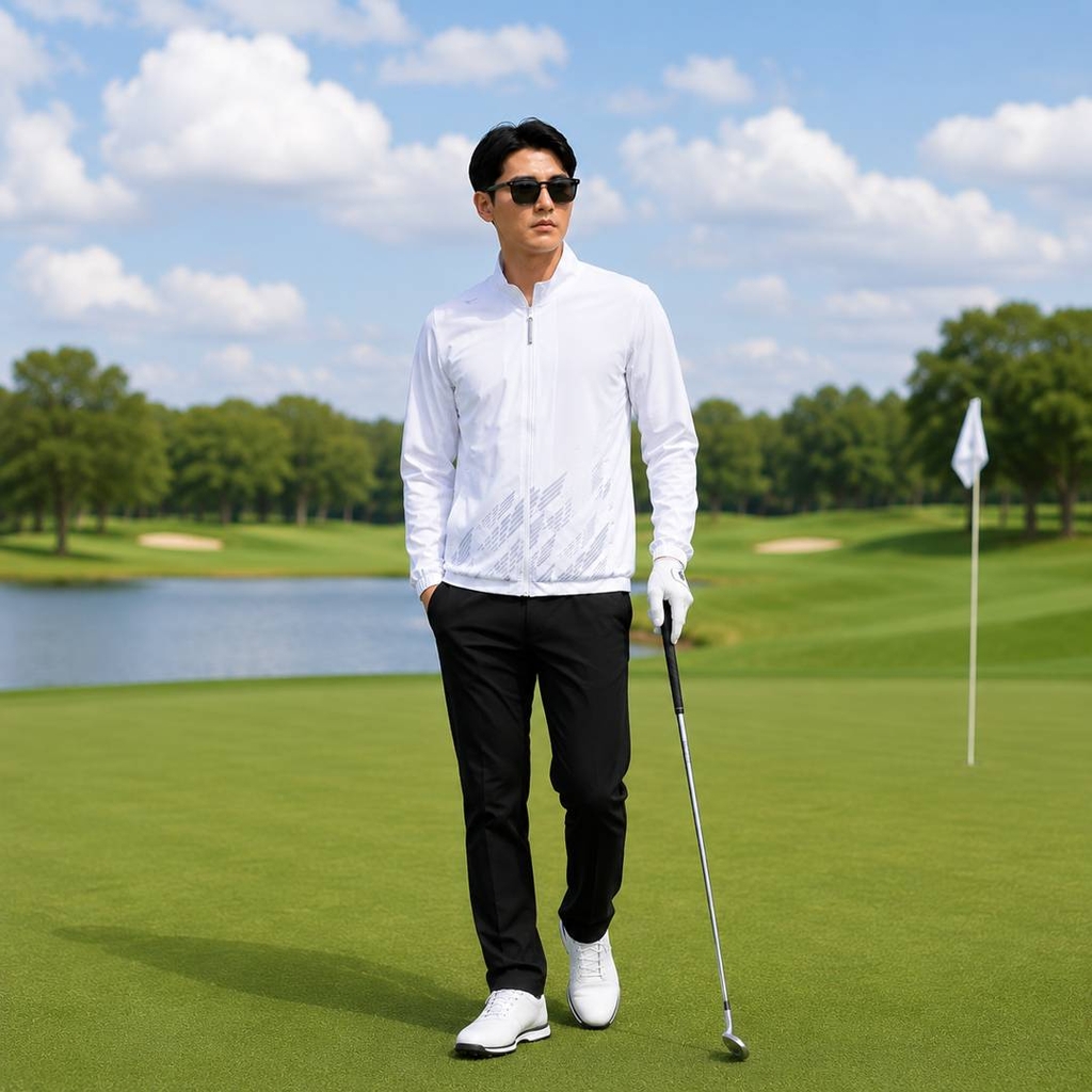 Áo Khoác Mizuno Chính Hãng - Hero Stretch - Màu Trắng | JapanSport E2MEA506-01