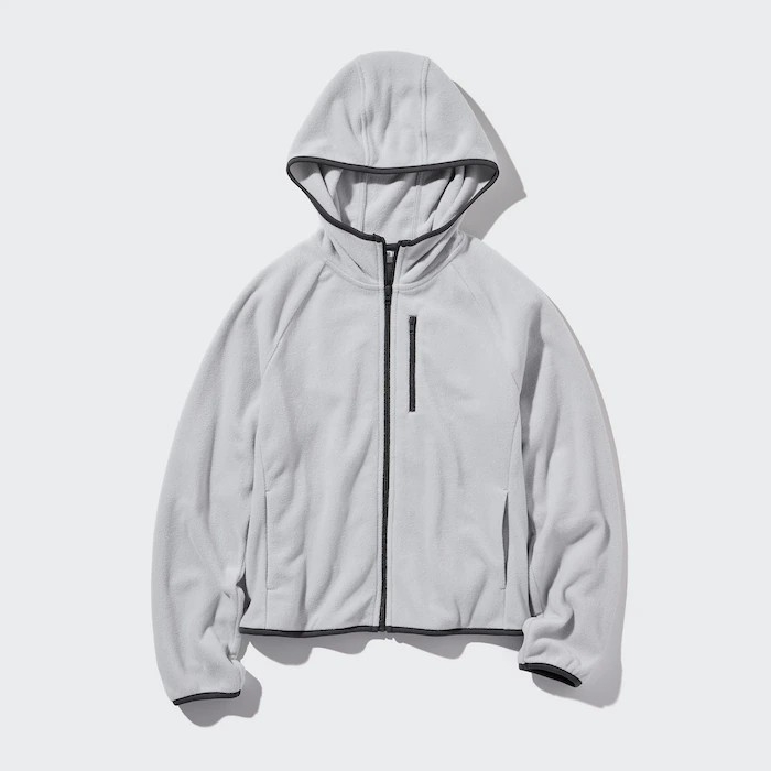 Áo Khoác Uniqlo Chính hãng - Light Fleece Full-Zip Hoodie - Đỏ | JapanSport 467914-13