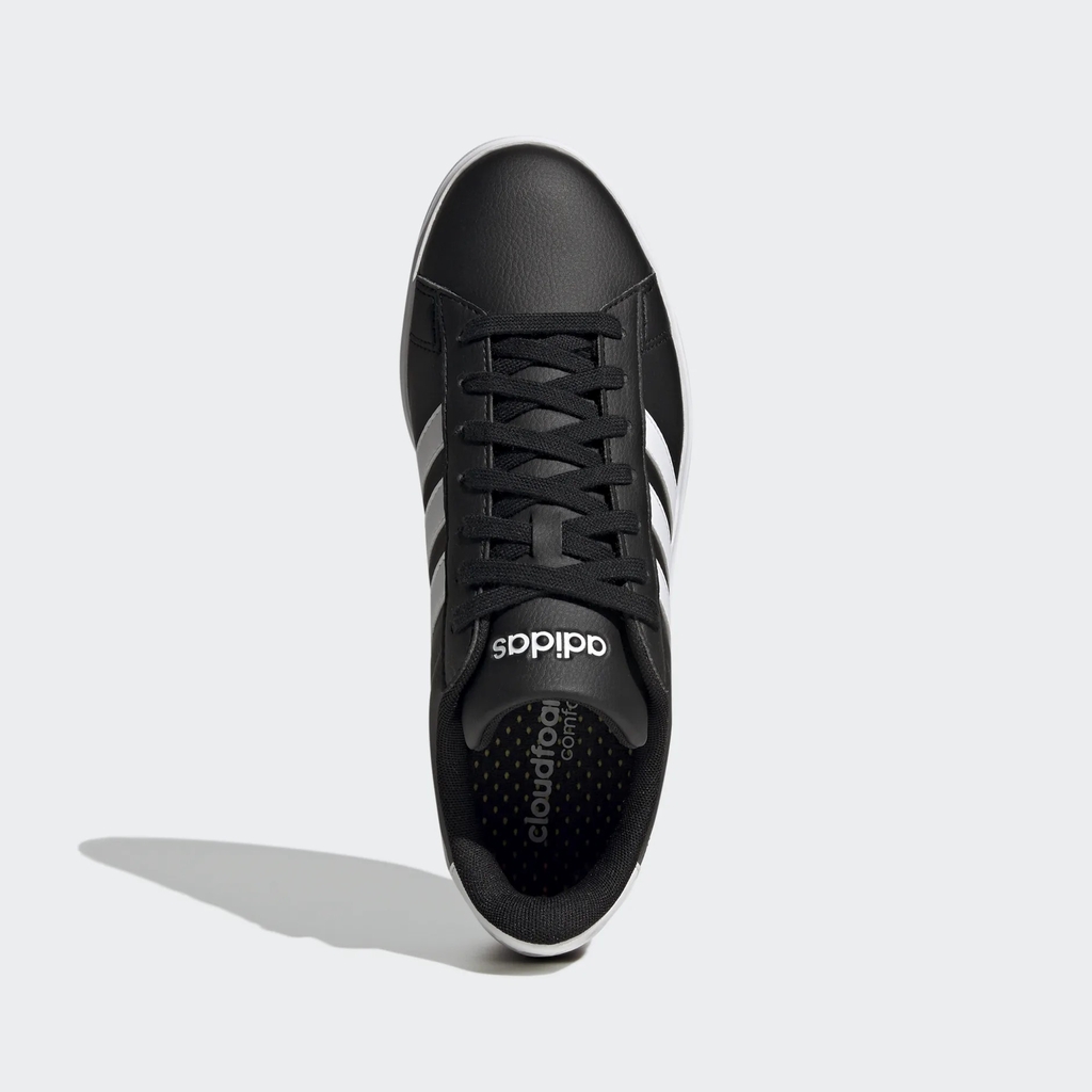 Giày Adidas Nam Chính Hãng - GRAND COURT CLOUDFOAM COMFORT - Đen | JapanSport GW9196