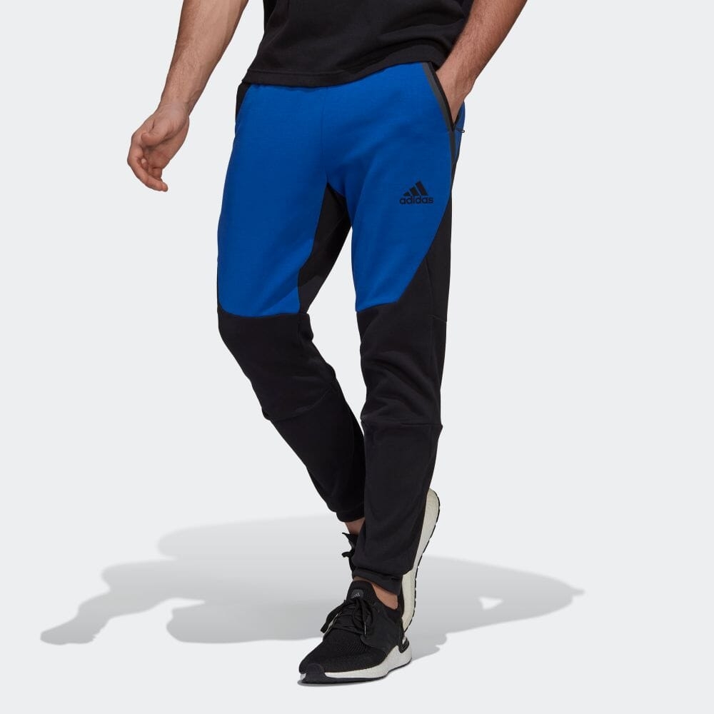 Bộ thể thao nam Adidas Chính Hãng - DESIGNED FOR GAMEDAY- Xanh/Đen | JapanSport HE9873+HE5032