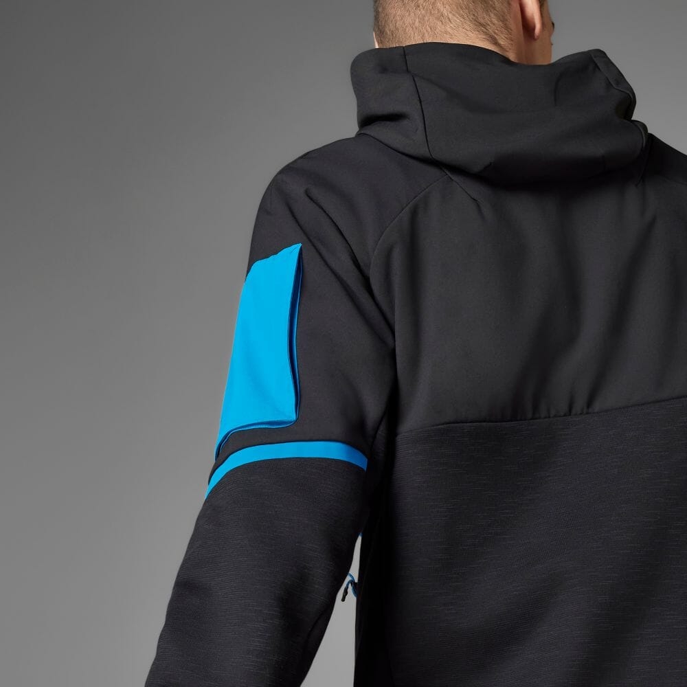 Bộ thể thao nam Adidas Chính Hãng - DESIGNED FOR GAMEDAY- Xanh/Đen | JapanSport HG5861+HG5863