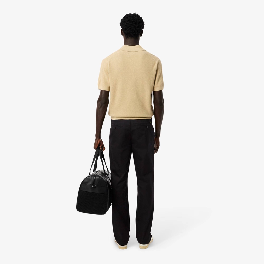 Quần Dài Lacoste Chính hãng - Regular Fit Cotton Chino Pants - Màu Đen | JapanSport HH3332-51-031