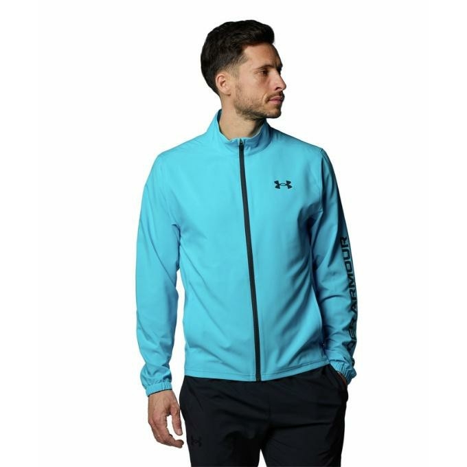 Áo Khoác Under Armour Chính Hãng - UA Fresh Full Zip Knit Windbreaker - Màu Xanh | JapanSport 1384815-431