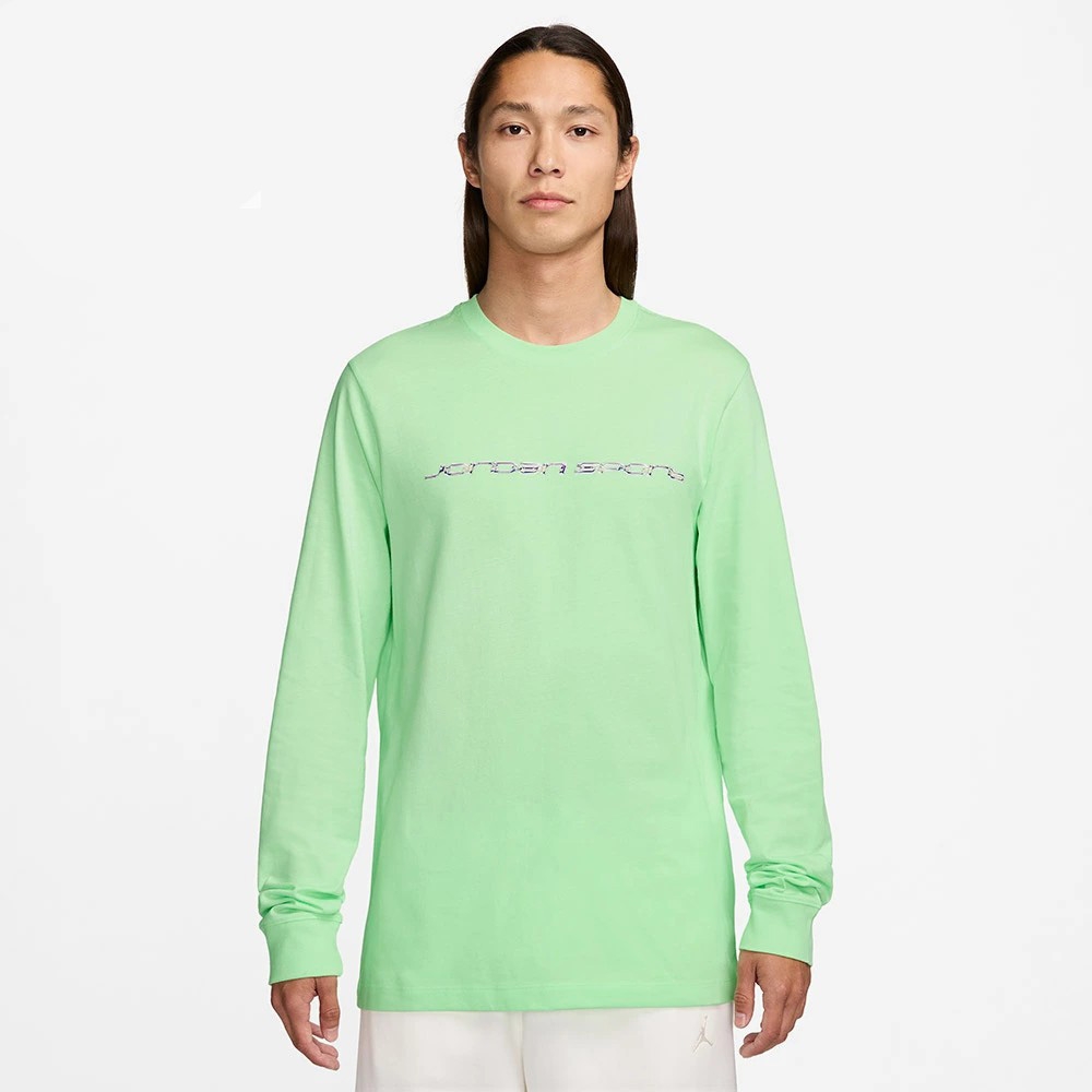 Áo Dài Tay Nam Nike Chính Hãng - Jordan Dri-Fit Sport GFX - Màu Xanh | JapanSport HJ2344-376