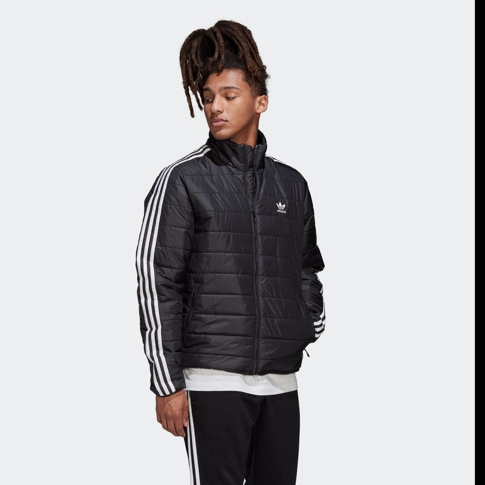 Áo Khoác Lông vũ Adidas Nam Chính Hãng - Padded Stand Collar Puffer - Đen | JapanSport HL9212