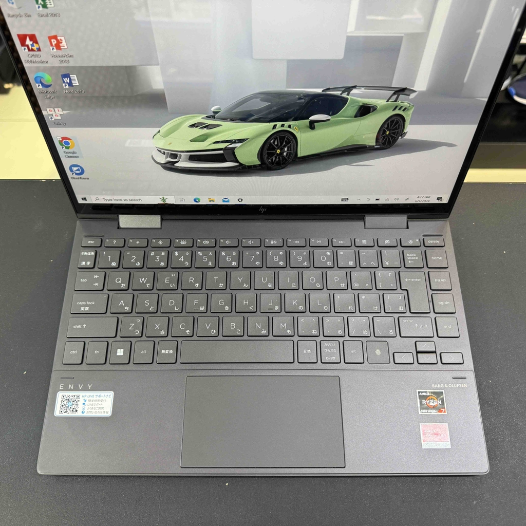 【Đã qua sử dụng】HP Envy X360 13.3 inch FHD TOUCH 2021 AMD Ryzen 7-4700U (2GHz) | 16GB | SSD 512GB - Đen | JapanSport