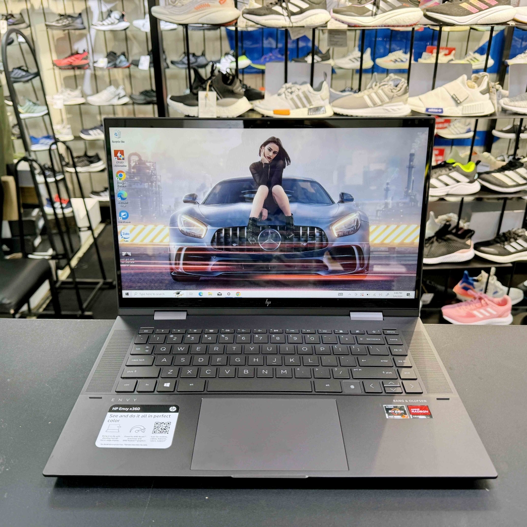【MỚI 100%】HP Envy X360 15.6 inch FHD TOUCH 2022 AMD Ryzen 7-5700U 1.8GHz | 16GB | SSD 512GB - Đen | JapanSport