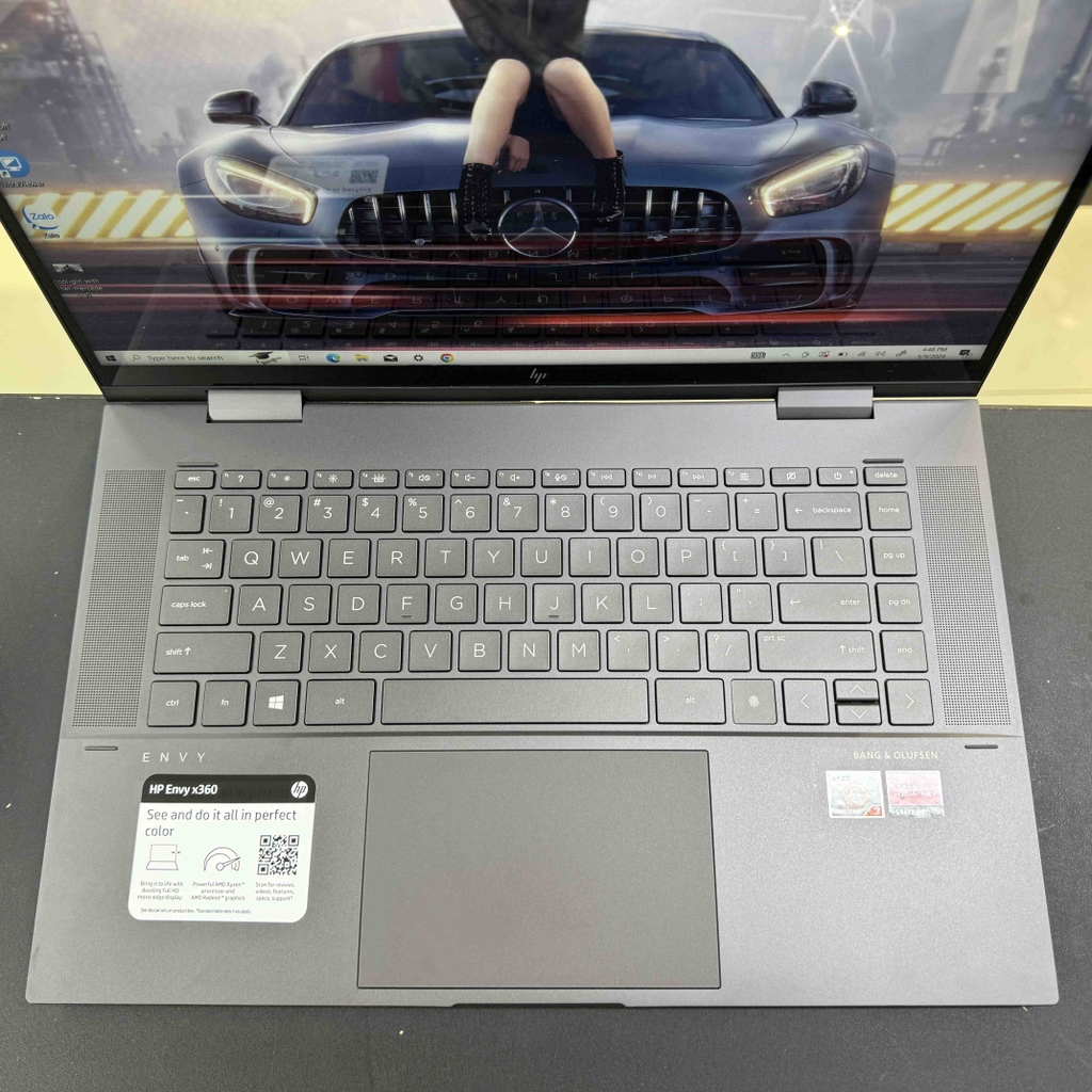 【MỚI 100%】HP Envy X360 15.6 inch FHD TOUCH 2022 AMD Ryzen 7-5700U 1.8GHz | 16GB | SSD 512GB - Đen | JapanSport