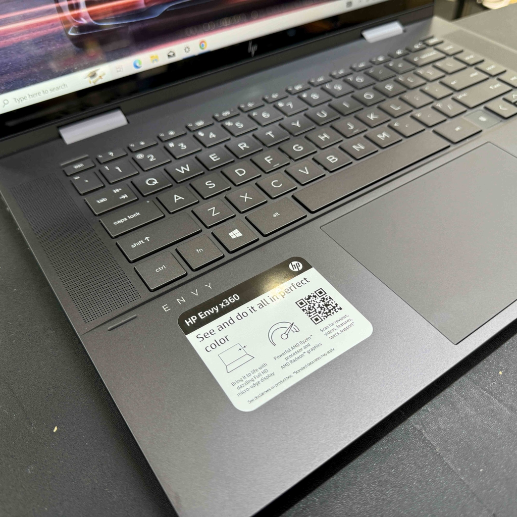 【MỚI 100%】HP Envy X360 15.6 inch FHD TOUCH 2022 AMD Ryzen 7-5700U 1.8GHz | 16GB | SSD 512GB - Đen | JapanSport