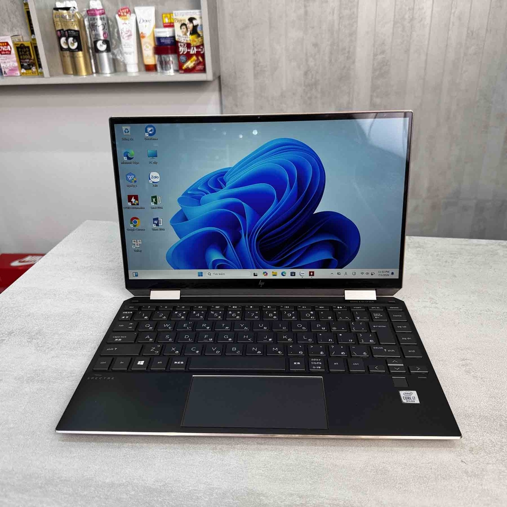 【Đã qua sử dụng】HP Spectre x360 2020 13.3 inch FHD i7-1065G7 1.3GHz | 16GB | SSD 1TB - Màu đồng | JapanSport