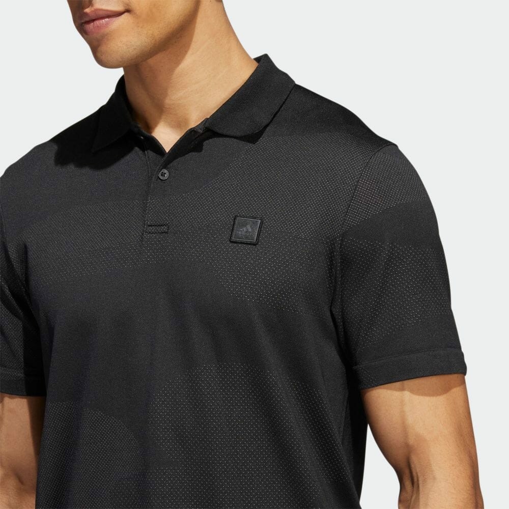 Áo Polo Adidas Nam Golf Chính Hãng - Camouflage Golf Shirt - Đen | JapanSport HS9445