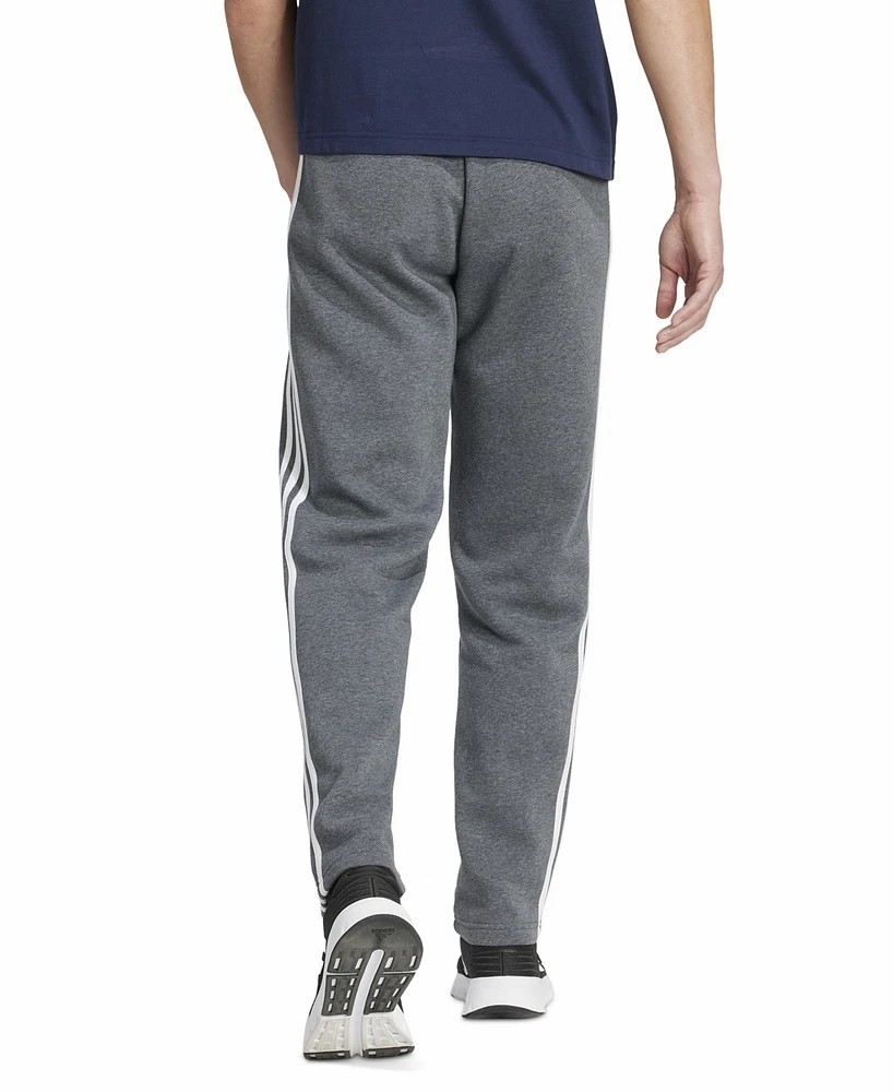 Quần Dài Adidas Chính Hãng - Essentials 3-Stripes Fleece Sweatpants - Màu Xám | JapanSport IJ8888