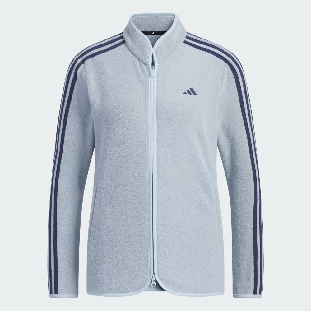 Bộ Thể Thao Golf Adidas Nữ Chính Hãng -  Three Stripes Fleece Set Up - Màu Xanh/Xám | JapanSport HY0909