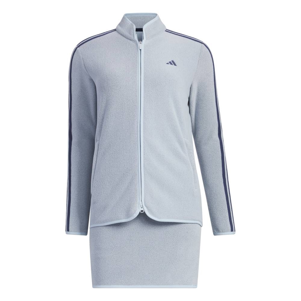 Bộ Thể Thao Golf Adidas Nữ Chính Hãng -  Three Stripes Fleece Set Up - Màu Xanh/Xám | JapanSport HY0909