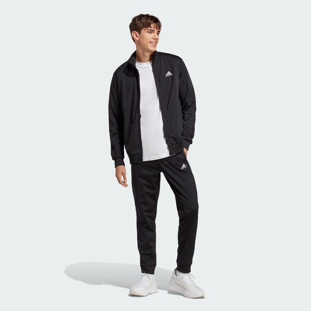 Bộ thể thao Adidas Nam Chính Hãng - Linear Logo Tricot Tracksuit - Đen | JapanSport IC6775