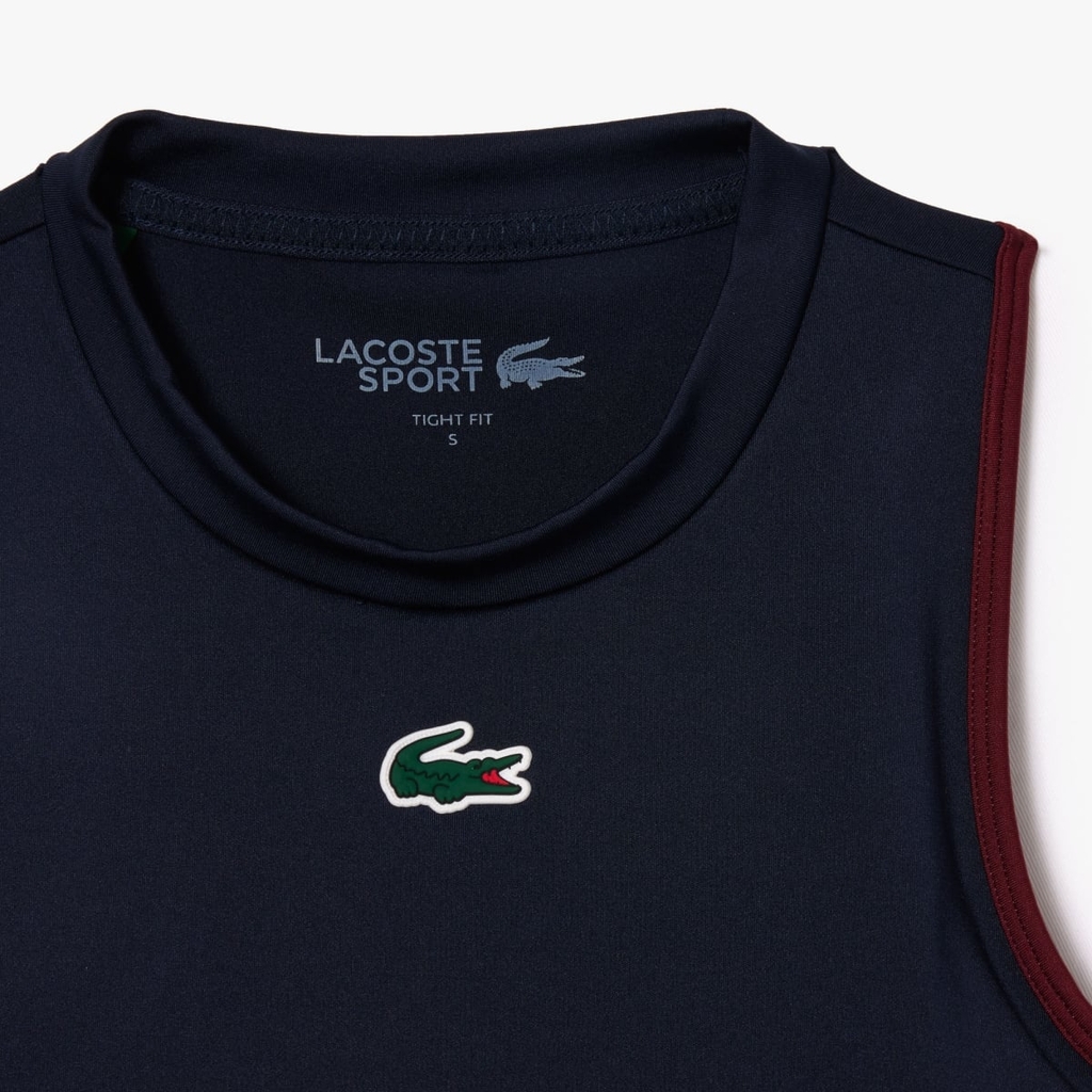 Áo Bra Lacoste nữ Chính hãng - Stretch Sports Bra - Màu Navy | JapanSport IF1015-51-R1I