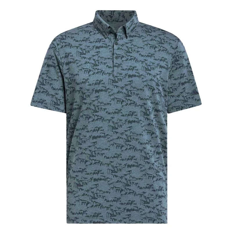 Áo Polo Adidas Nam Chính Hãng - Go To Printed Polo - Màu Xanh | JapanSport II7838