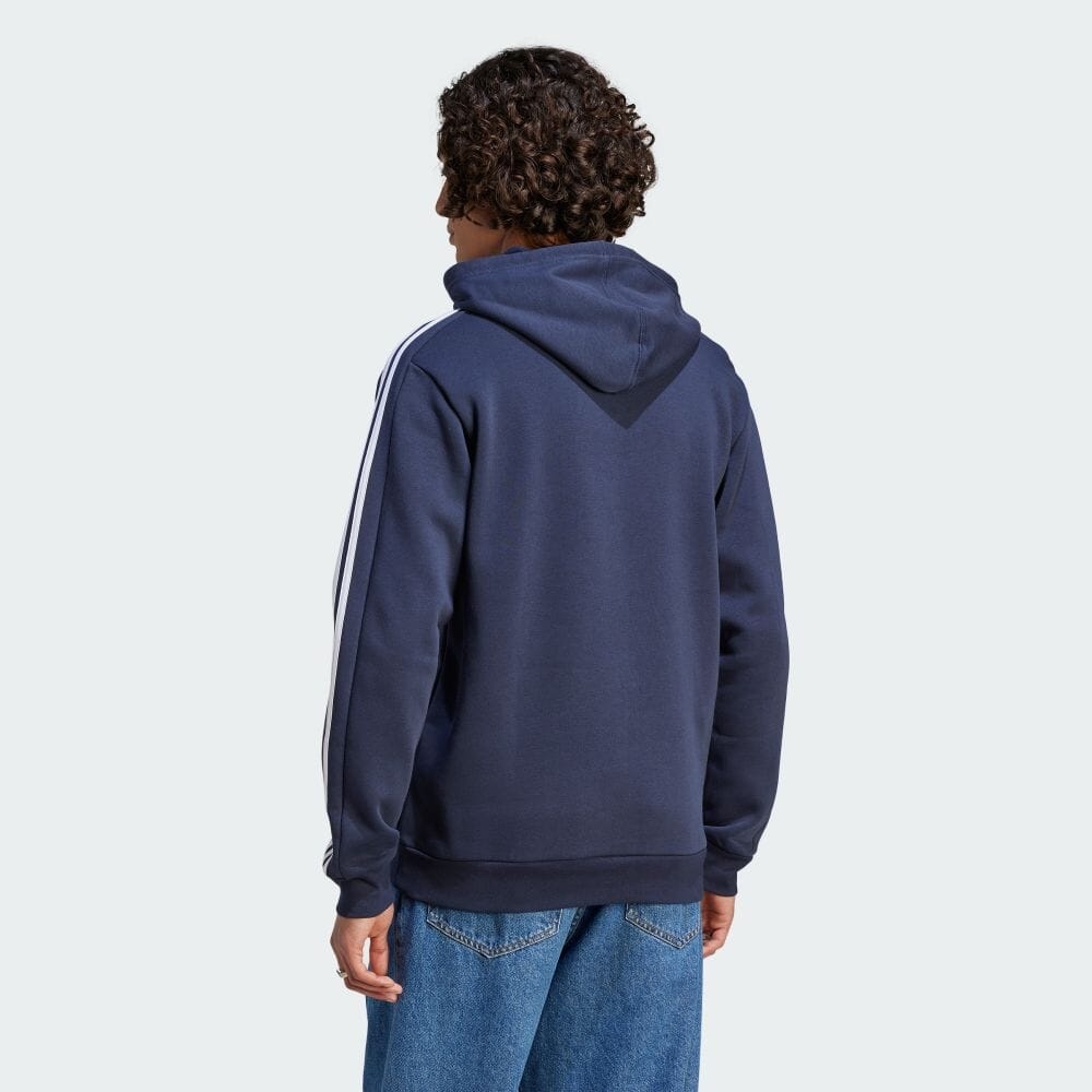 Áo Khoác Adidas Chính Hãng - Essentials 3S Hoody Shirts - Xanh | JapanSport IJ6473