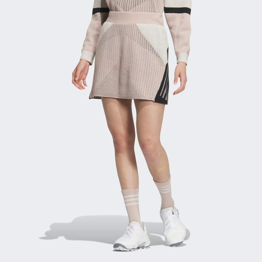 Chân Váy Adidas Nữ Chính Hãng - Archive Graphic Knit Skirt - Màu Nâu | JapanSport IM7188