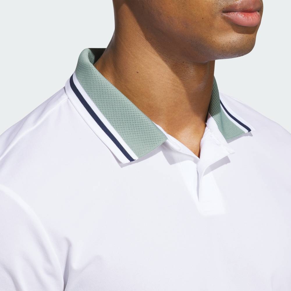 Áo Polo Adidas Nam Chính Hãng - Áo Polo Twistknit Beyond - Màu Trắng | JapanSport IM7864