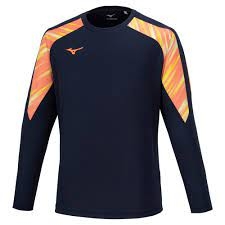 Áo Khoác Mizuno Chính Hãng - Long Sleeve Shirt - Màu Xanh | JapanSport  P2MAA506-14