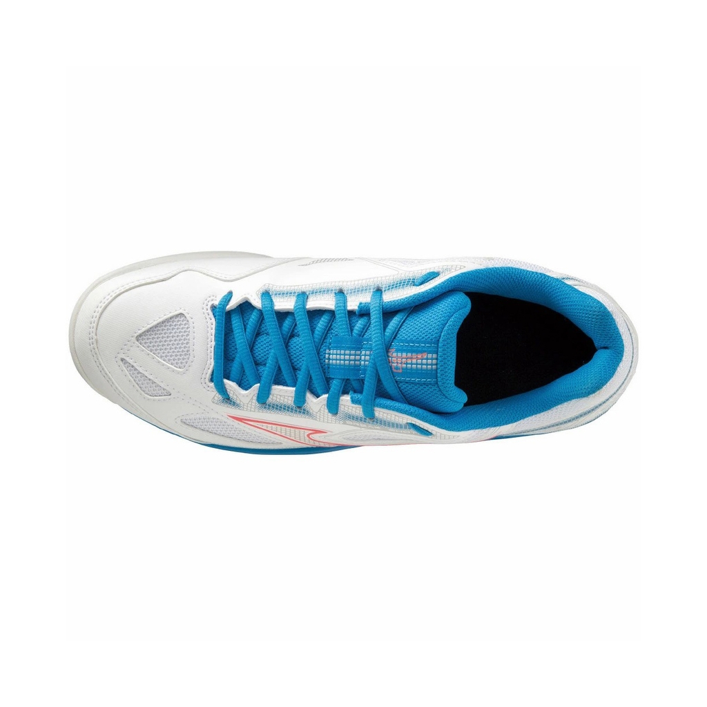 Giày Tennis Mizuno Nữ Chính hãng - BREAK SHOT 4 AC - Màu Trắng | JapanSport 61GA2340-25