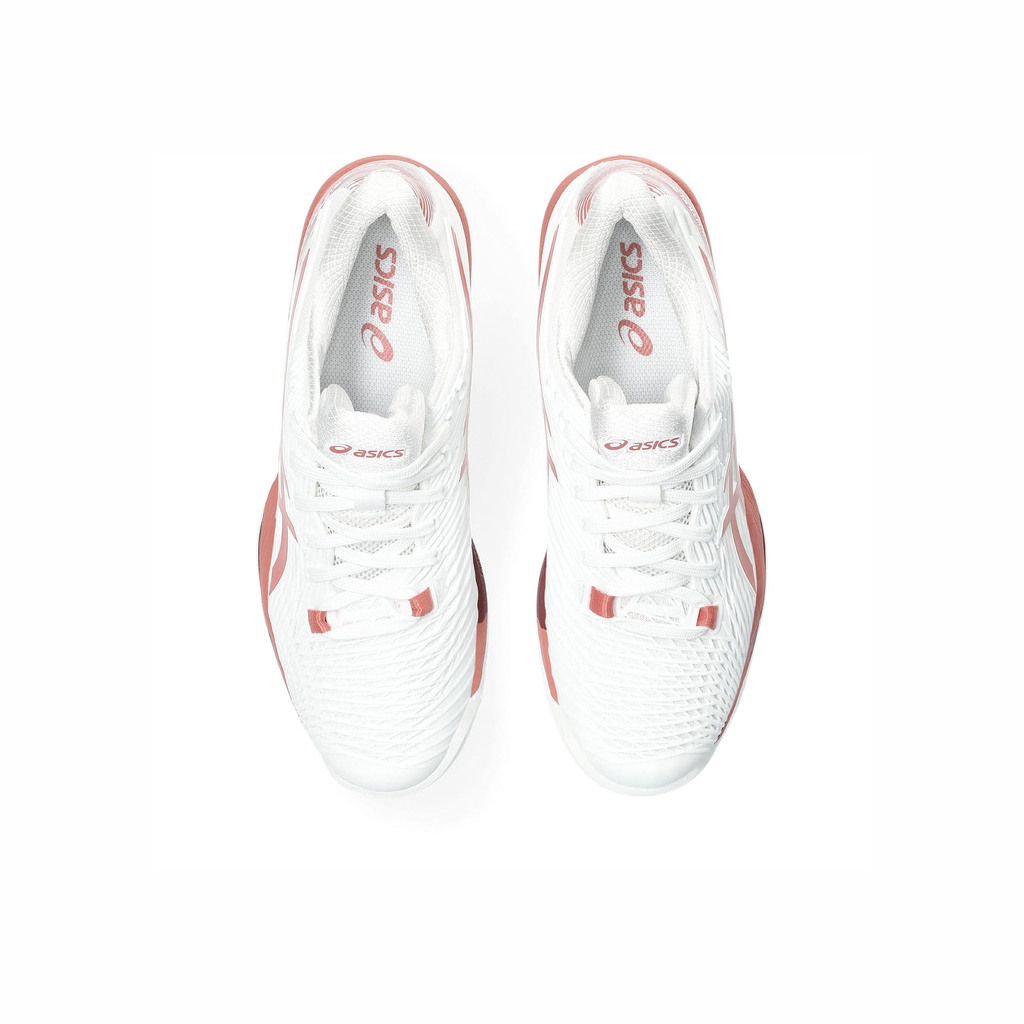 Giày Tennis Asics Nữ Chính hãng - SOLUTION SPEED FF 2 - Màu Trắng/Hồng | JapanSport 1042A135-105