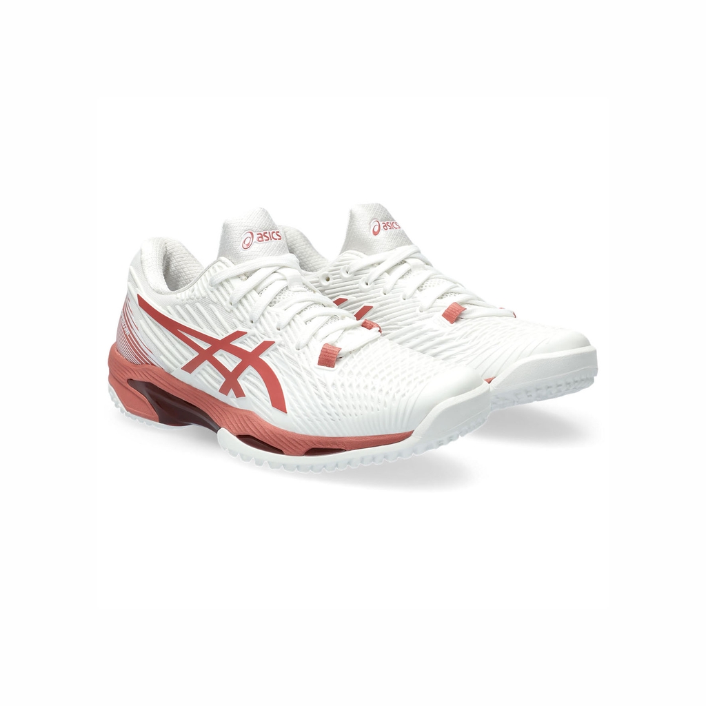 Giày Tennis Asics Nữ Chính hãng - SOLUTION SPEED FF 2 - Màu Trắng/Hồng | JapanSport 1042A135-105